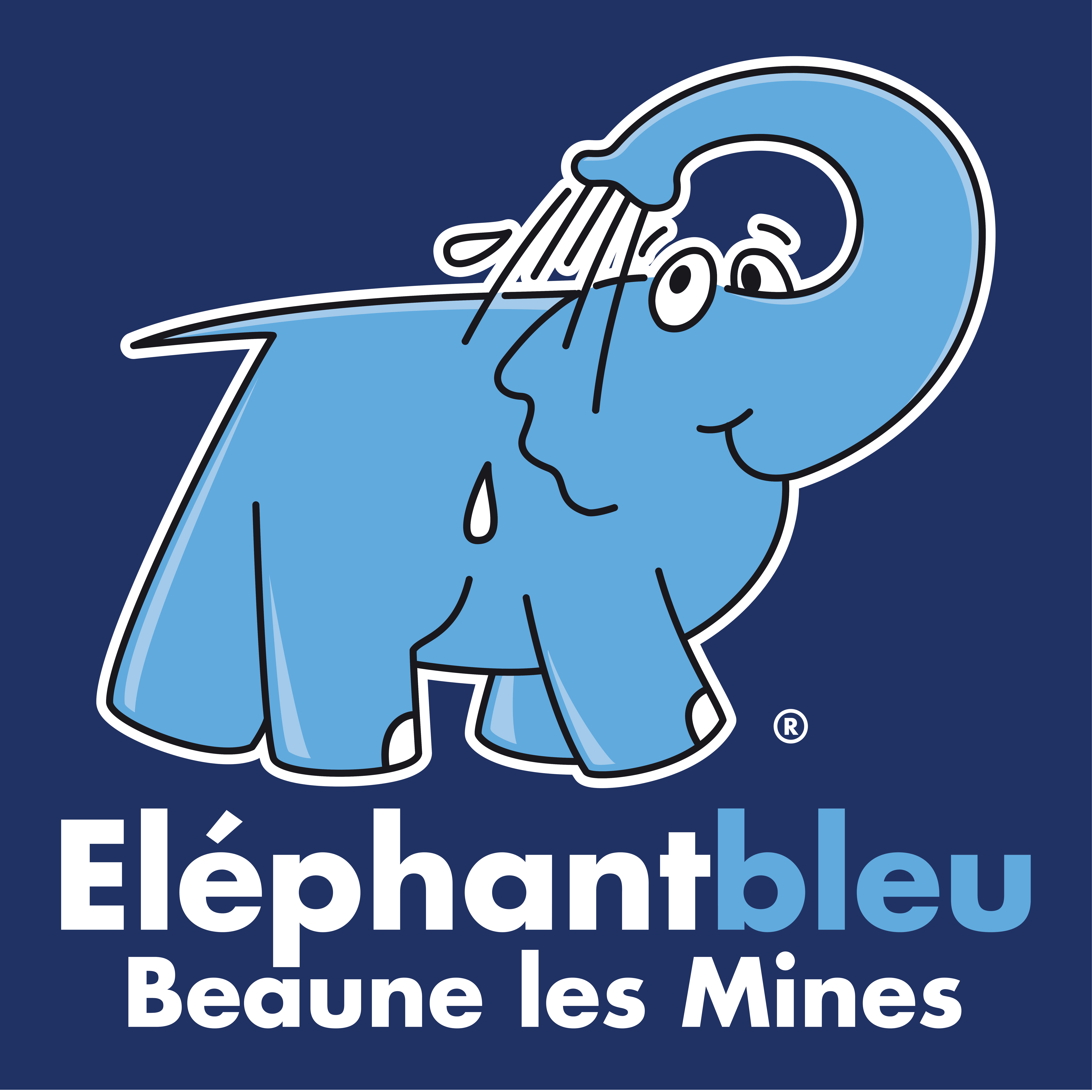 Logo Elephant Bleu - Limoges